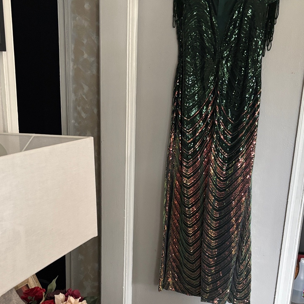 BABEYOND Women's Green Dress - Picture 3 of 10